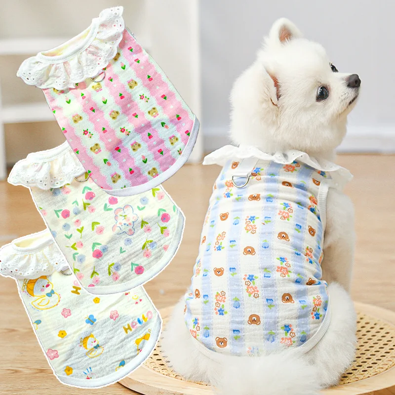 Ropa de verano ligera para perros y gatos, incluido Chihuahua - imagen 2
