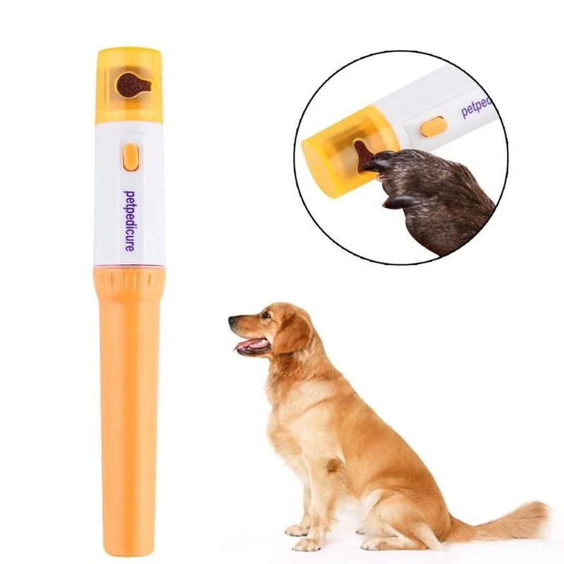 Cortaúñas para mascotas, pulidor eléctrico, afilador de garras, patas de dedo para perros y gatos, herramientas de aseo y recorte de molienda automática, suministros para mascotas