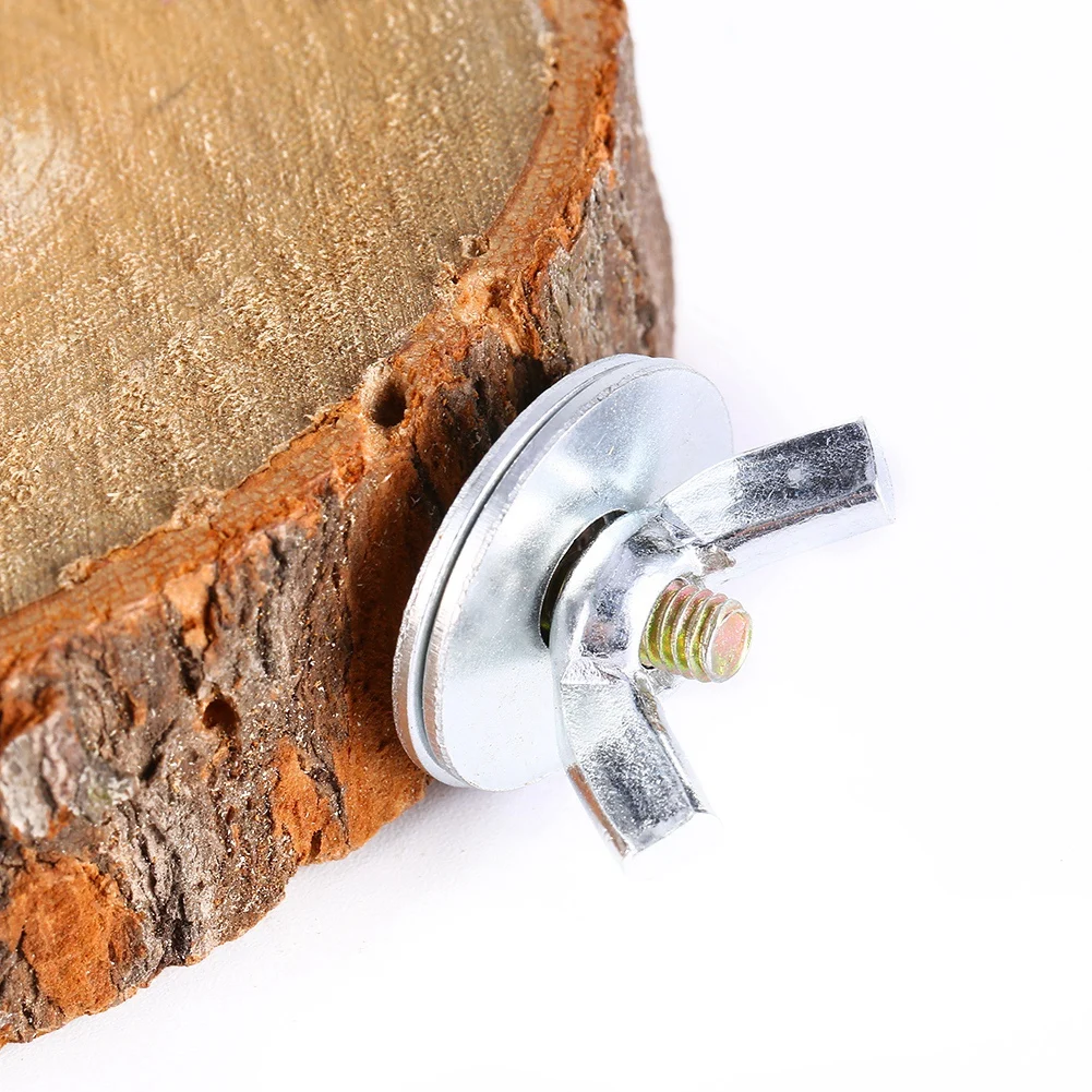 Plataforma para pájaros de madera Natural, juguete para masticar y soporte de percha para cacatúa de loro, juguete colgante de madera sin pulir para accesorios de jaulas para pájaros - imagen 2