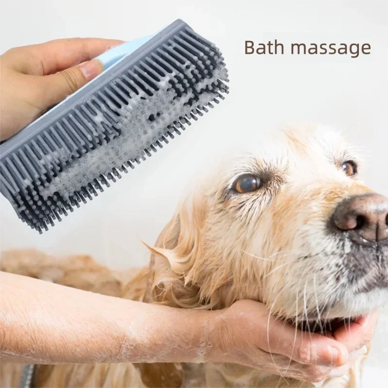 Cepillo de goma para quitar el pelo de mascotas, cepillo para quitar el pelo de perros y gatos, eliminador de pelusas y desechos de silicona para limpieza, aseo, hogar - imagen 4