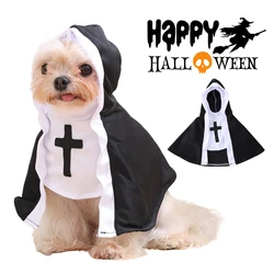 Disfraz de monja religiosa para perros y gatos – Halloween y Navidad