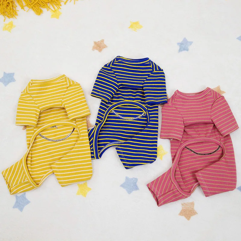 Ropa para perros tira Sudadera con capucha pantalón mono Pijamas chándal para perros pequeños Shih Tzu Dachshund cachorro Pijamas monos todo en uno XXL - imagen 3