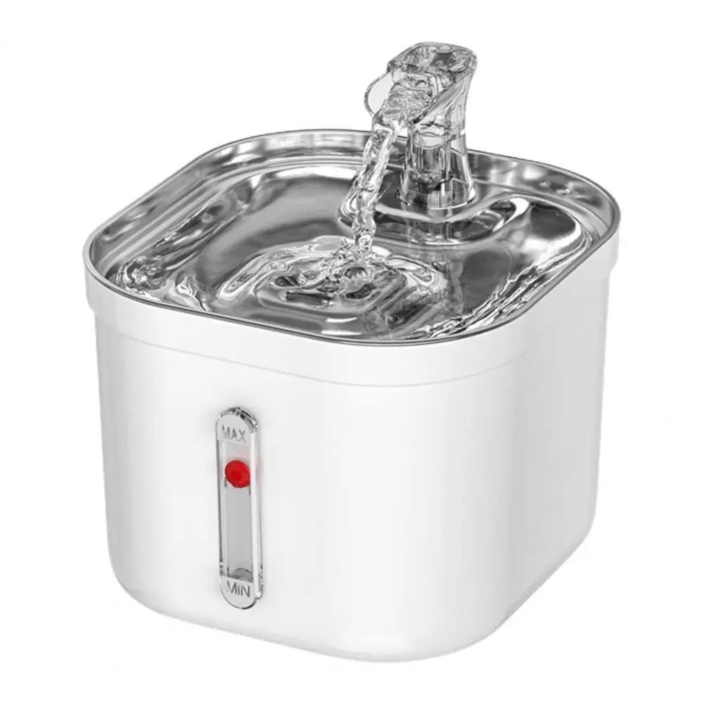 Boya de nivel de agua para mascotas, diseño silencioso, acero inoxidable, filtración multicapa, automática - imagen 5