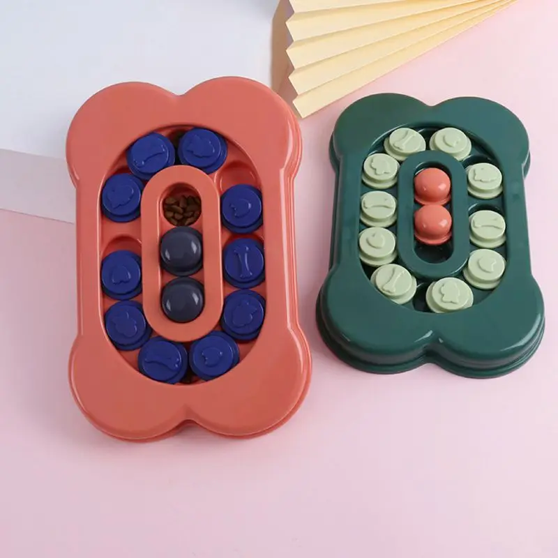 Juguetes de alimentación de rompecabezas para perros, placa de alimentador lento, dispensador de comida, juegos de entrenamiento interactivos, aumento de IQ, juguetes de bienestar Mental - imagen 4
