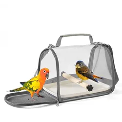 Mochila transportadora ventilada para loro y cacatúa