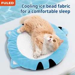 Pet Bed Pad: un colchón versátil para perros y gatos, con tela de fibra y material de núcleo blando para un disipador de calor eficiente
