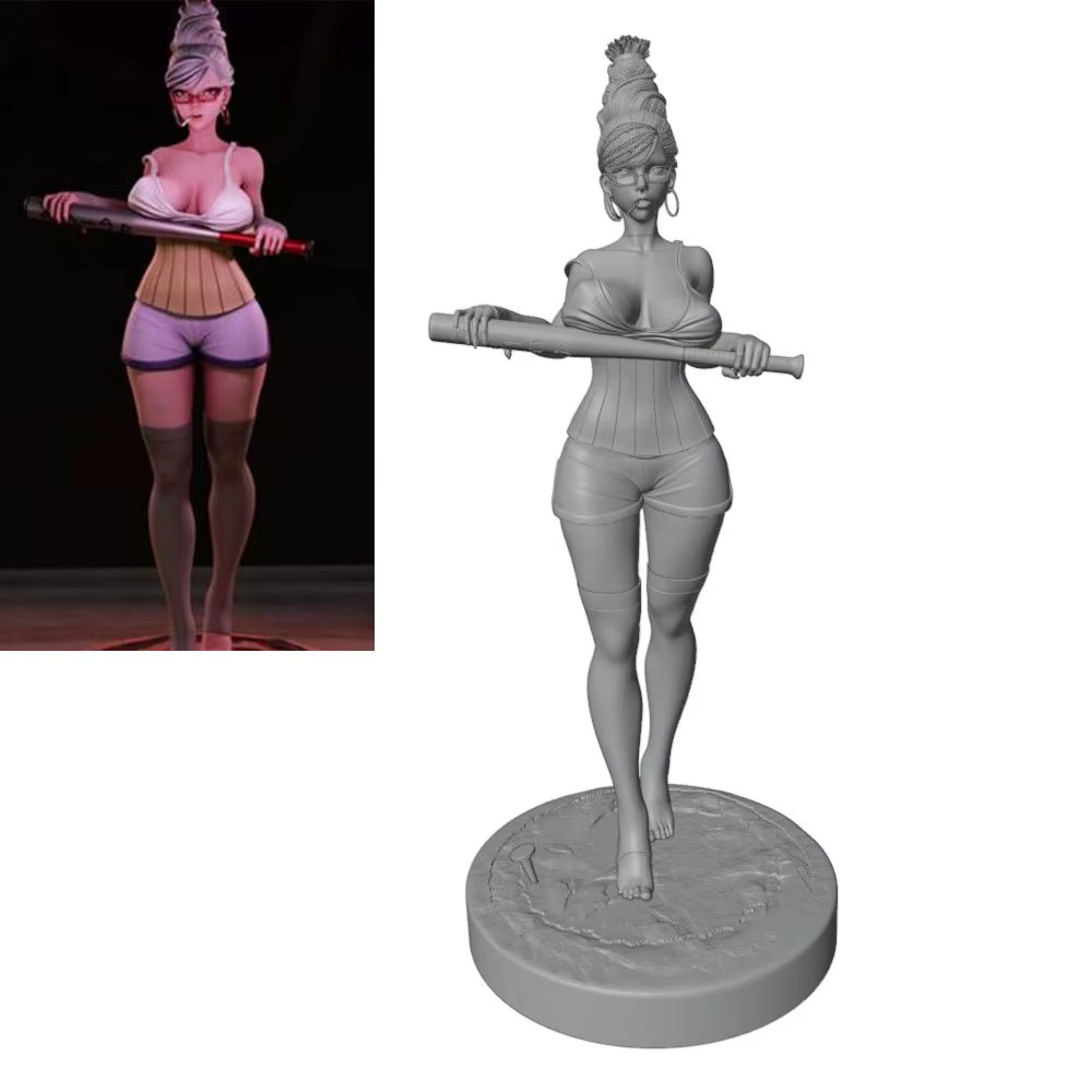 Figura de resina personaje anime NSFW chica sexy sin montar ni pintar - imagen 3