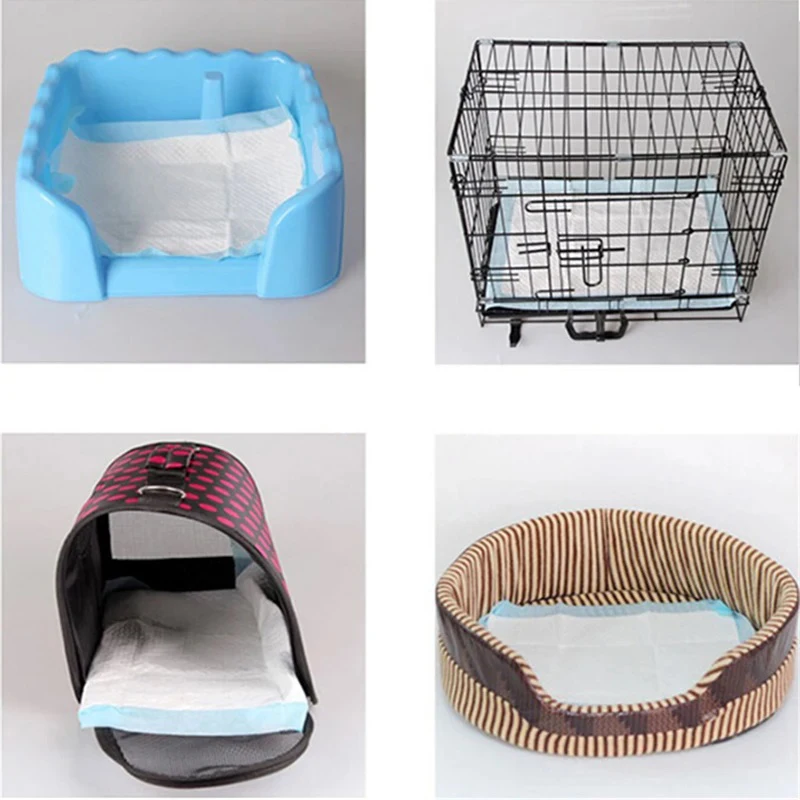 Pañales súper absorbentes para mascotas, almohadillas para orinar para entrenamiento de perros, almohadillas desechables gruesas para pañales para gatos, pañales para perros, estera para jaula, suministros para mascotas - imagen 3