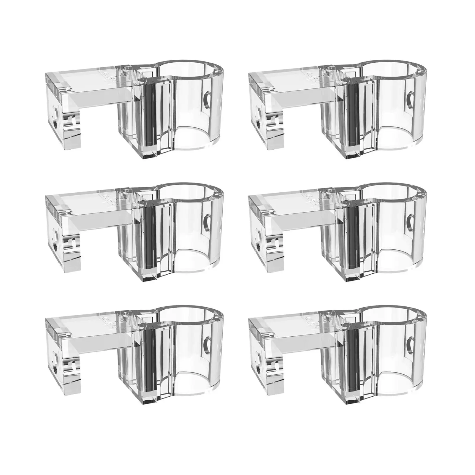 6x Aquarium Plant Holder, Decorations,Transparent,Aquarium Decor,Lightweight,Sturdy,Aquatic Plants Cup for Tank 6x Aquarium Plant Holder, Decorations,Transparent,Aquarium Decor,Lightweight,Sturdy,Aquatic Plants Cup for Tank