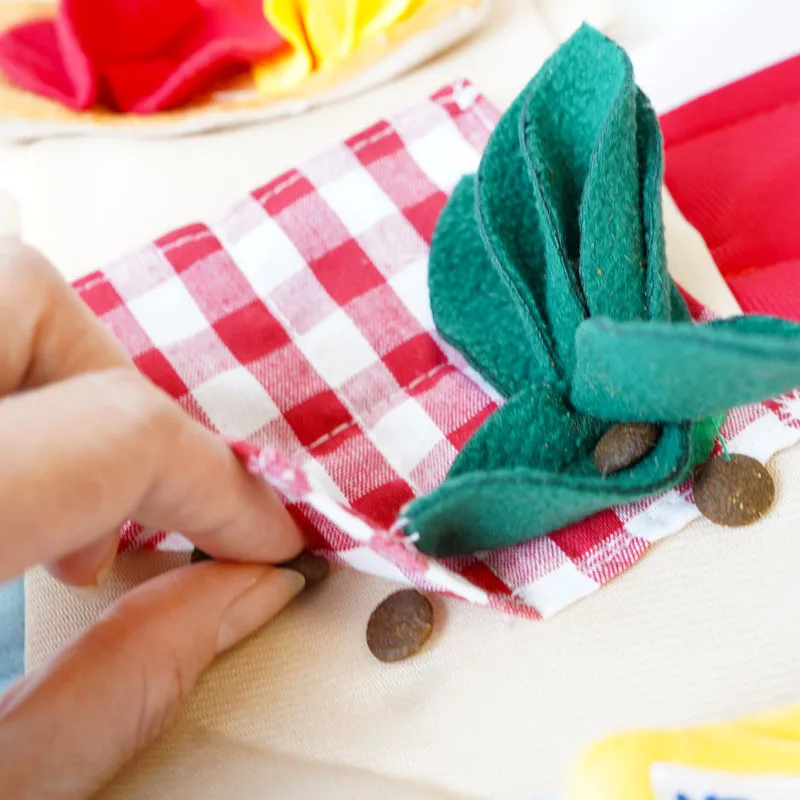 Juguete de peluche para mascotas, caja de Picnic, conjunto de croissant, juguete para mascotas BB llamado, comida oculta, juguetes interactivos para perros pequeños, accesorios para cachorros - imagen 3