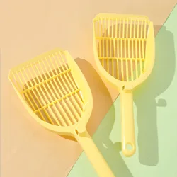 Pala para arena para gatos, pala para arena para gatos premium, pala para excrementos con orificios finos, herramienta de limpieza duradera para mascotas fácil de limpiar,