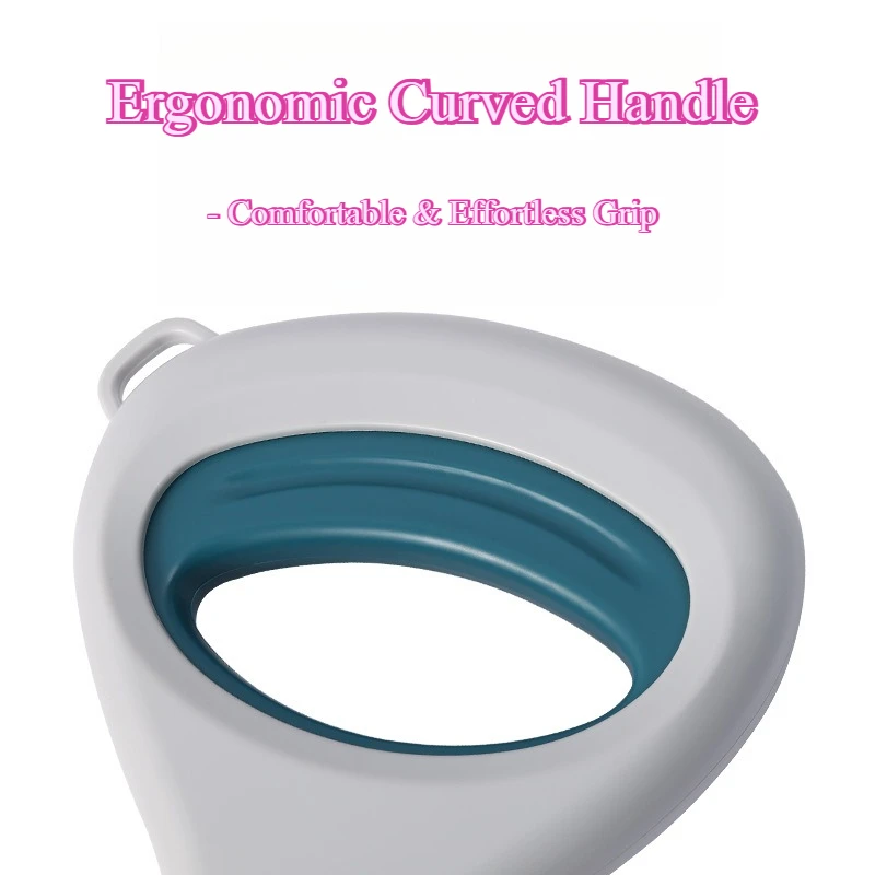 Cuchara portátil para excrementos de perros, pala para residuos de mascotas con mango largo, recogedor de excrementos ergonómico para caminatas al aire libre y suministros de limpieza de viajes - imagen 4