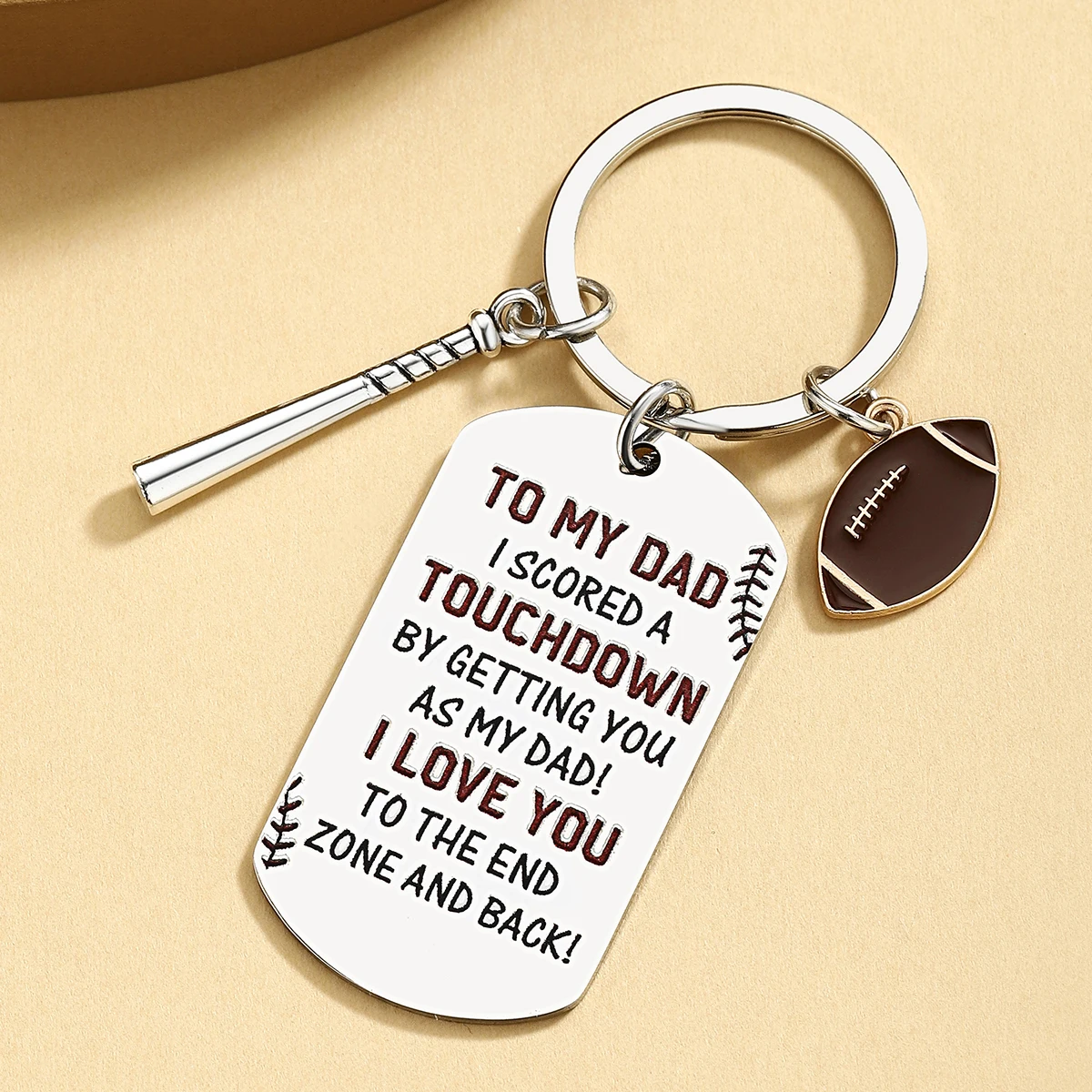 Llavero original para papá, Día del Padre para gatos y perros - imagen 3