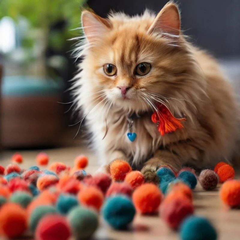 Lanzador interactivo silencioso de felpa para gatos - imagen 5