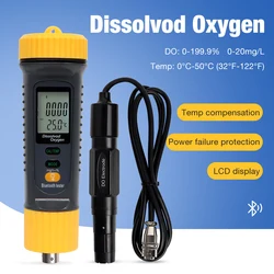 Medidor oxígeno disuelto Bluetooth para piscina de perro – Agua limpia
