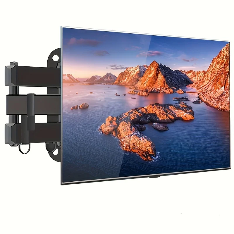 Soporte de TV Universal estante de exhibición integrado estante de TV colgante de pared para la mayoría de 26-43 pulgadas VESA 200x200mm 66 LBS capacidad de carga