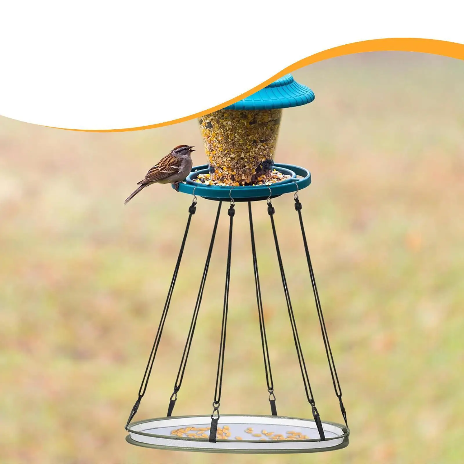 Bird Seeds Shell Catcher Tray Garden Accessories for Home Outdoors Backyard Bird Seeds Shell Catcher Tray Garden Accessories for Home Outdoors Backyard