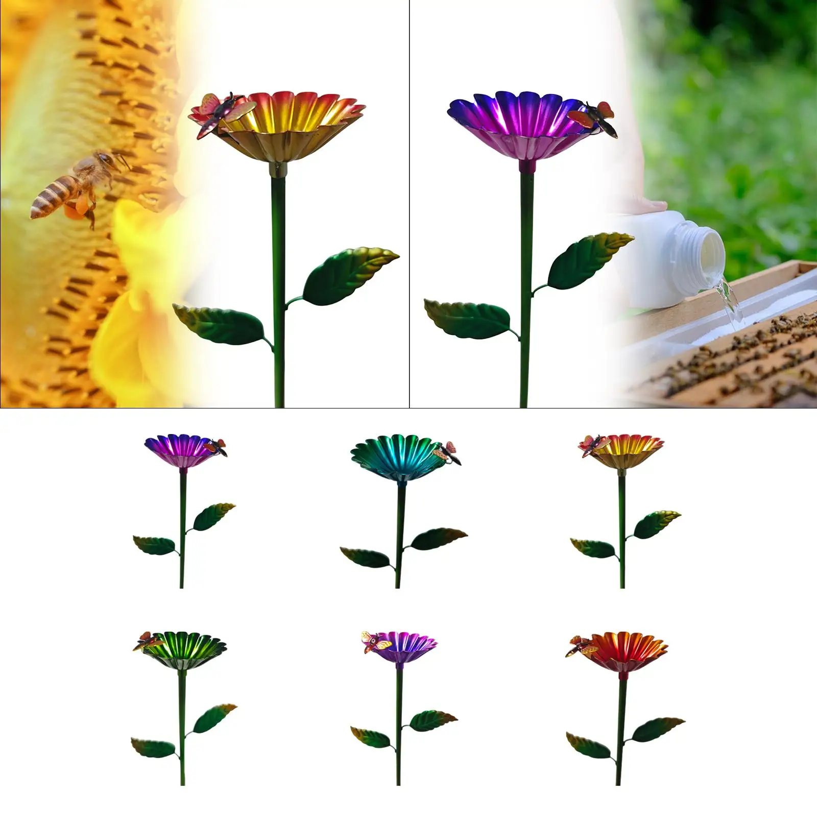 Iron Bird Feeder Easy Install Bird Feeding Station for Garden Patio Children Iron Bird Feeder Easy Install Bird Feeding Station for Garden Patio Children