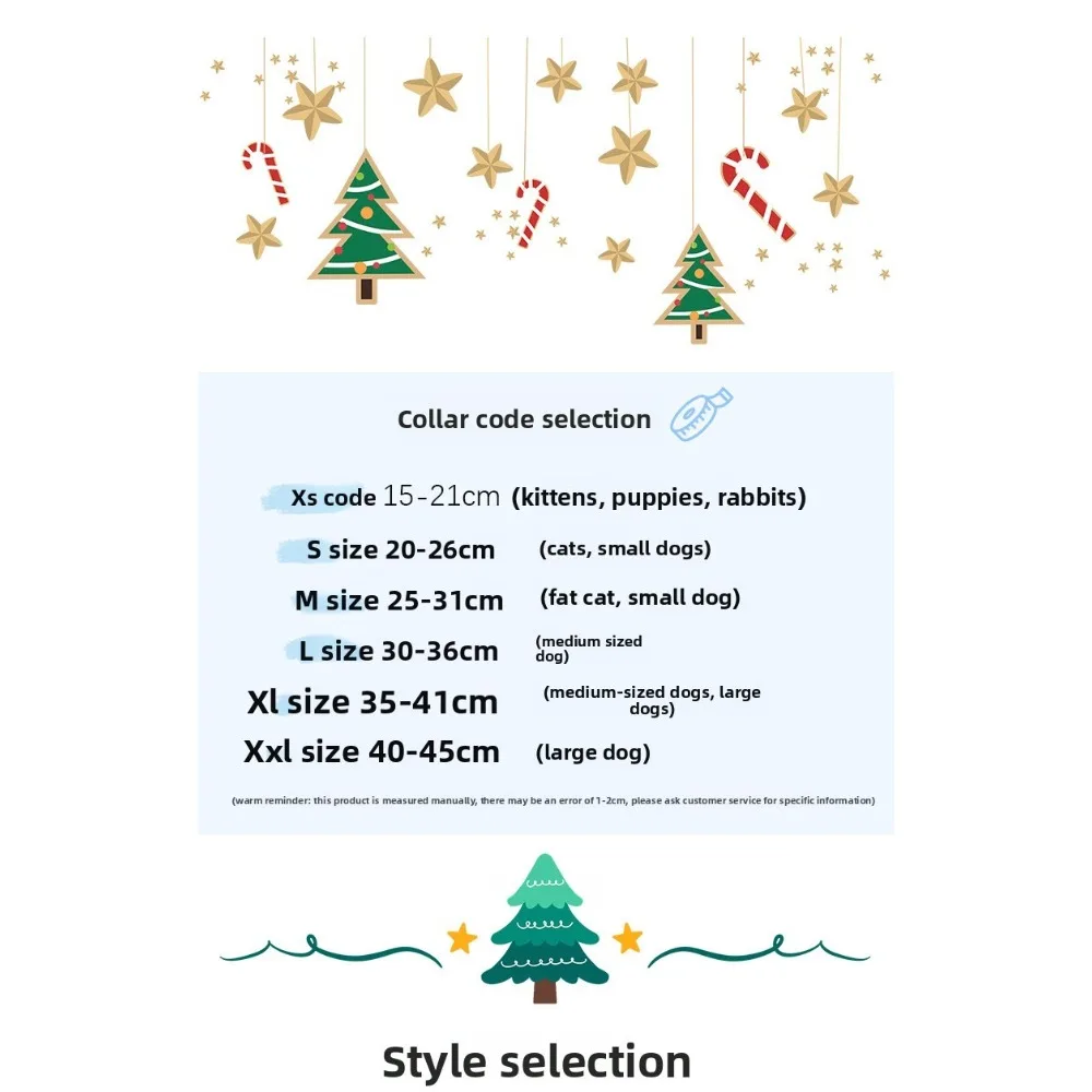 Collar navideño con perlas y lazo para gatos y perros