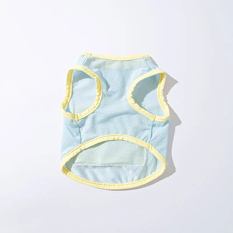 Ropa de verano para perros, ropa fresca de tracción con bolsillo de arcoíris, oso de peluche, ropa refrescante de dos piernas para mascotas, ropa para cachorros, camisa para perros - imagen 2