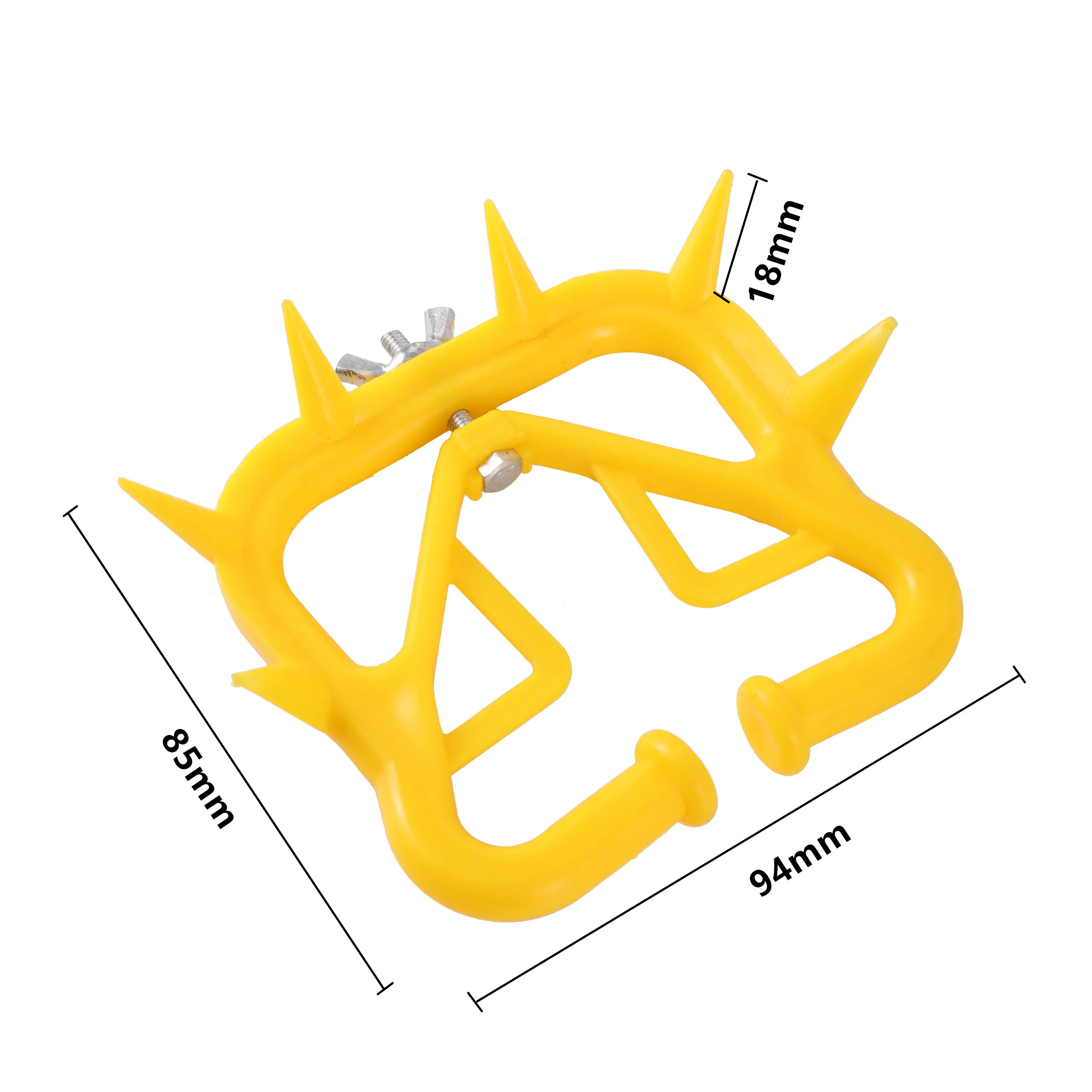 Dispositivo de destete de pantorrilla, anillos de plástico de Espina de Nariz de ganado, Kit de parada de ordeño Anti succión para pantorrilla, vaca, Weaner, suministros de animales de granja, 1 ud. - imagen 2