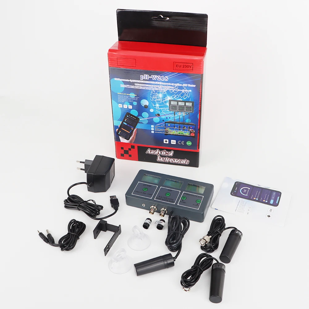 Monitor de agua inteligente Digital multifunción 8 en 1 pH/EC/TDS/SALT/S.G/ORP/CF/medidor de temperatura Probador de Calidad del Agua para piscinas - imagen 5