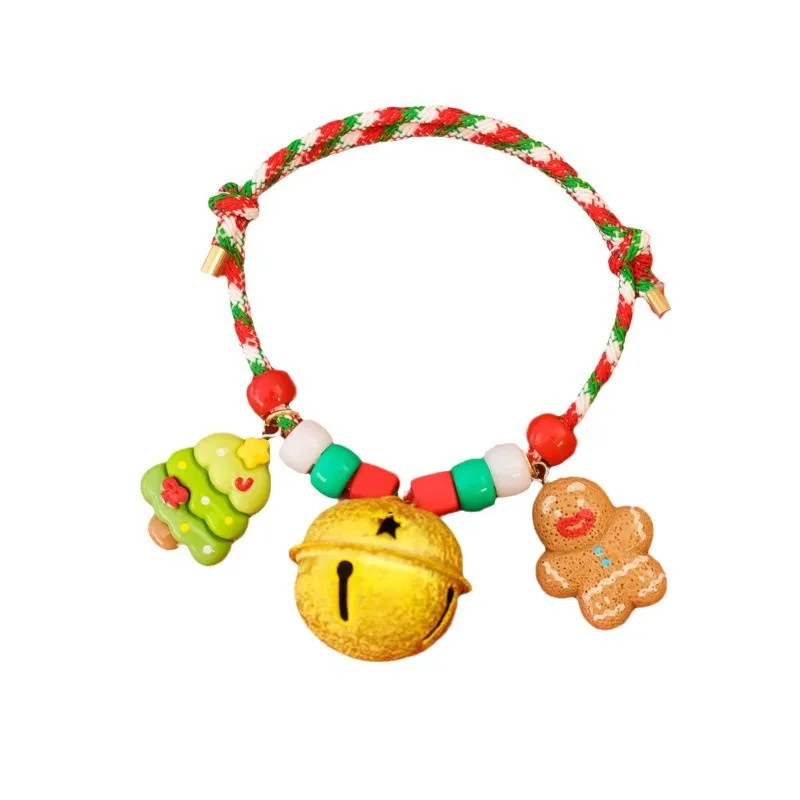 Christmas Pet Collars Dogs Cats Big Bells Holiday Decorations Cute Small Dogs Colorful Necklaces Puppy Accessories - imagen 5