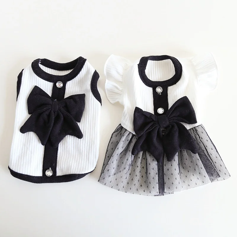 Vestidos de estilo princesa para perros, ropa de verano para mascotas, falda de boda para cachorros, chaleco de gato a la moda, disfraces suaves para mascotas, chaleco para perros Chihuahua - imagen 5