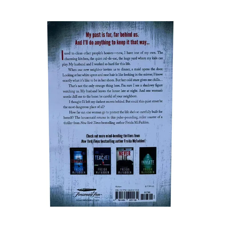 La crianza de la criada, novelas misteriosas Libro de bolsillo en inglés - imagen 2