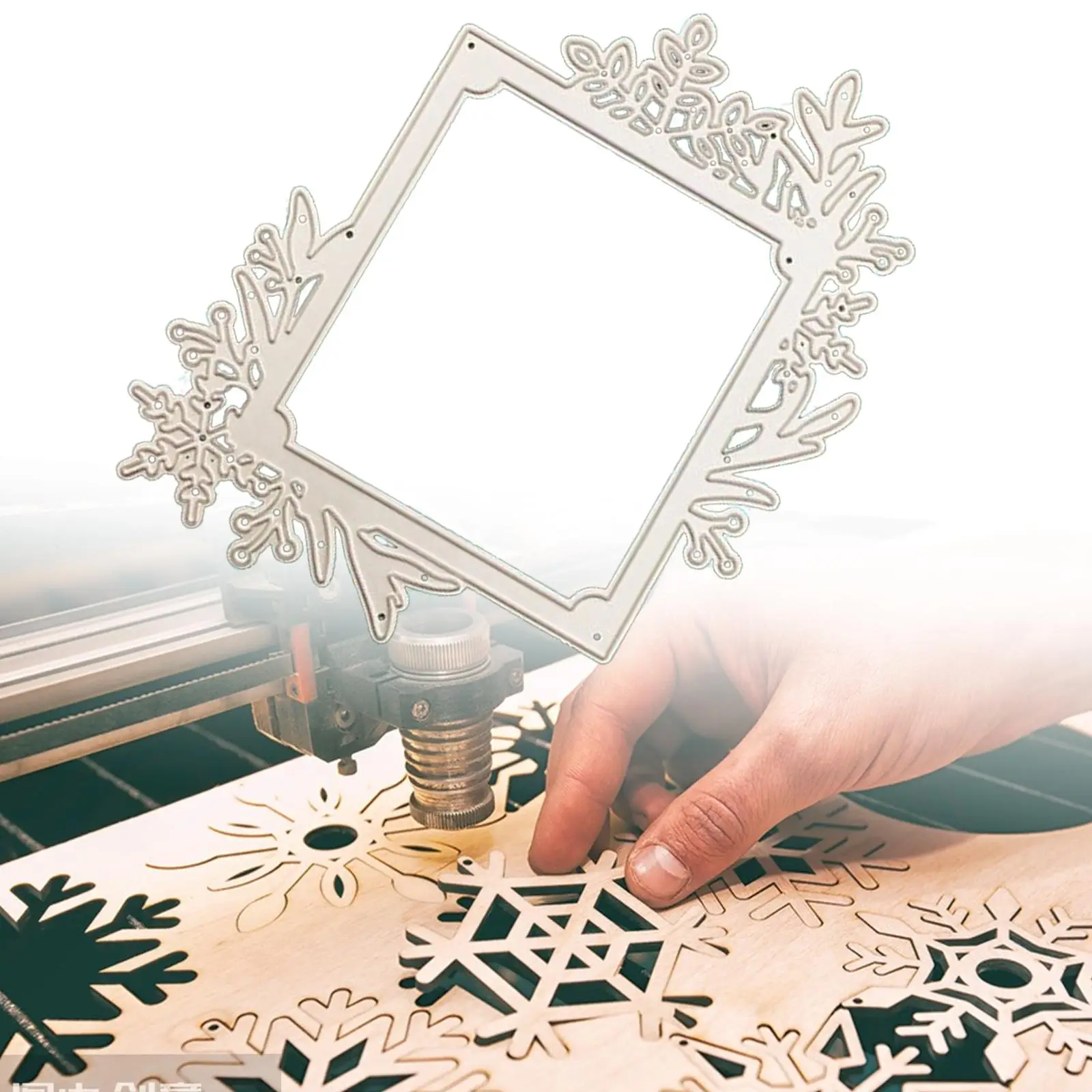 Photo Frame Metal Die Cuts Decoration Accessories Tool DIY Supplies for Photo Album Card Making Paper Scrapbooking Background