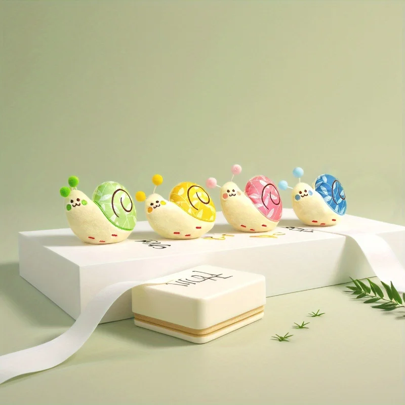 1 Uds. Lindo juguete en forma de caracol para perros para aliviar el aburrimiento, rechinar y limpiar los dientes interactivos, juguete de peluche divertido para mascotas - imagen 5