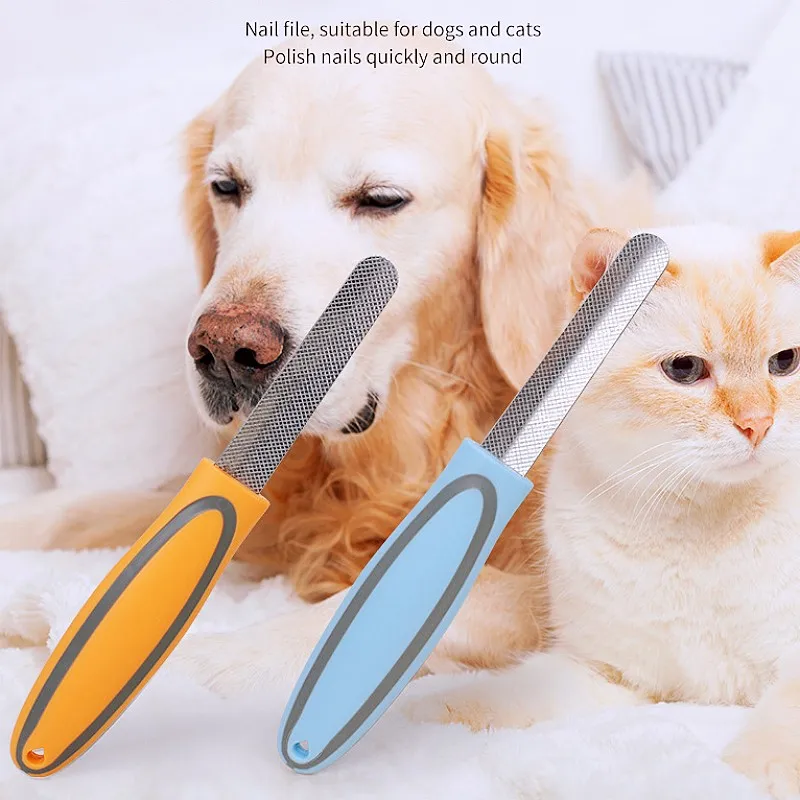 Molinillo de uñas para perros, lima de uñas de acero inoxidable para perros, recorte de garras, mango suave, molinillo de uñas para mascotas, recortador de uñas para perros, productos para mascotas - imagen 2