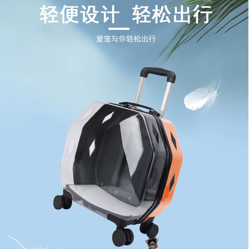 Transportin mochila transparente para perros y gatos - ventilado - imagen 2