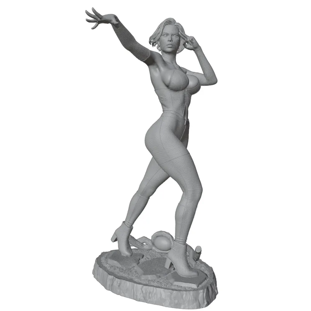 Kit modelo resina 1/24 para coleccionistas – Figura sin pintar - imagen 2