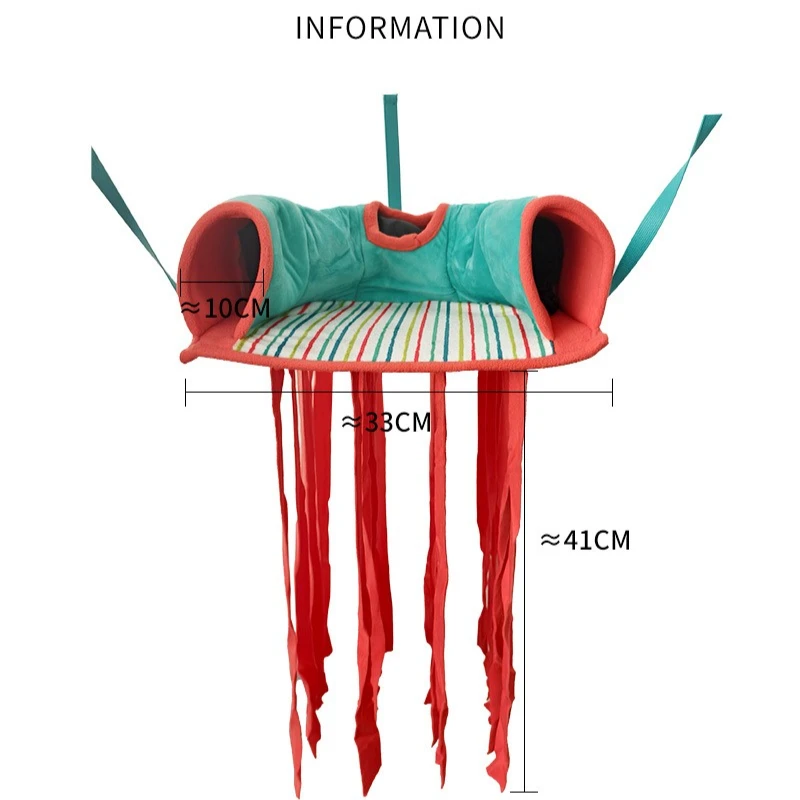 Hamaca para mascotas, bolsa de miel para ardilla, hamaca planeadora, nido colgante para hámster, canal cálido de doble capa para mascotas - imagen 5