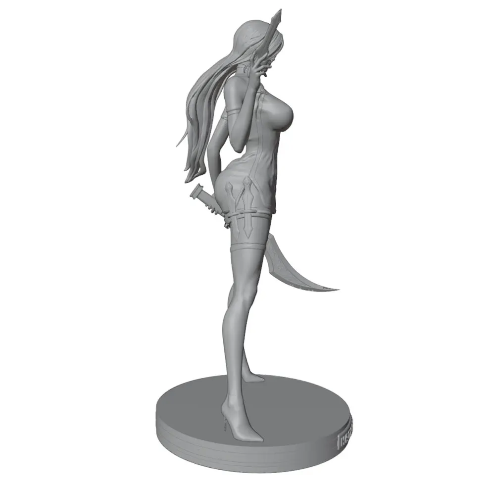 Kit figura resina 1/24 gris DIY sin montar ni pintar - imagen 5