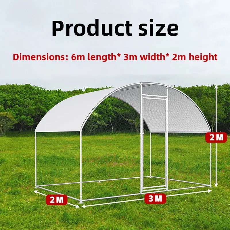 Nidos de cobertizo para cría de patos y pollos a gran escala para exteriores, jaulas para aves de corral de granja resistentes a la intemperie, accesorios simples y transpirables para suministros para mascotas - imagen 4