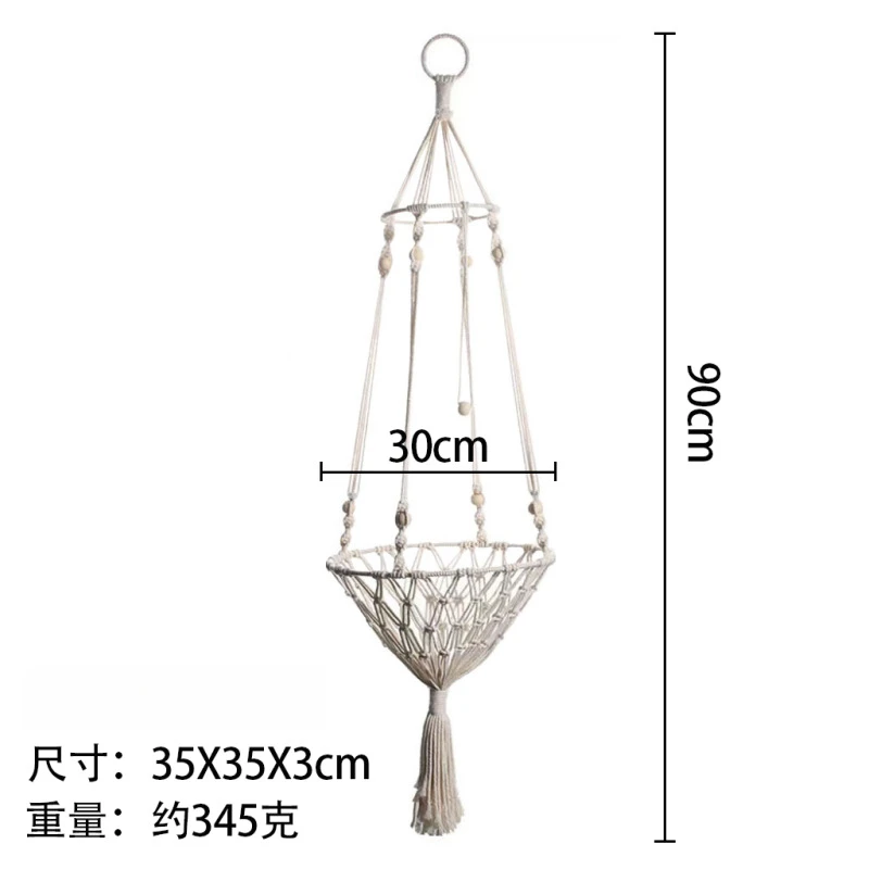 Hamaca de red nido para gatos creativa, cuerda de algodón tejida a mano, medio envolturas, nido para gatitos, productos para muebles de interior para mascotas, accesorios de decoración del hogar - imagen 5