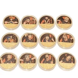Moneda Colección Hinata Shoyo Haikyuu Bañada Oro