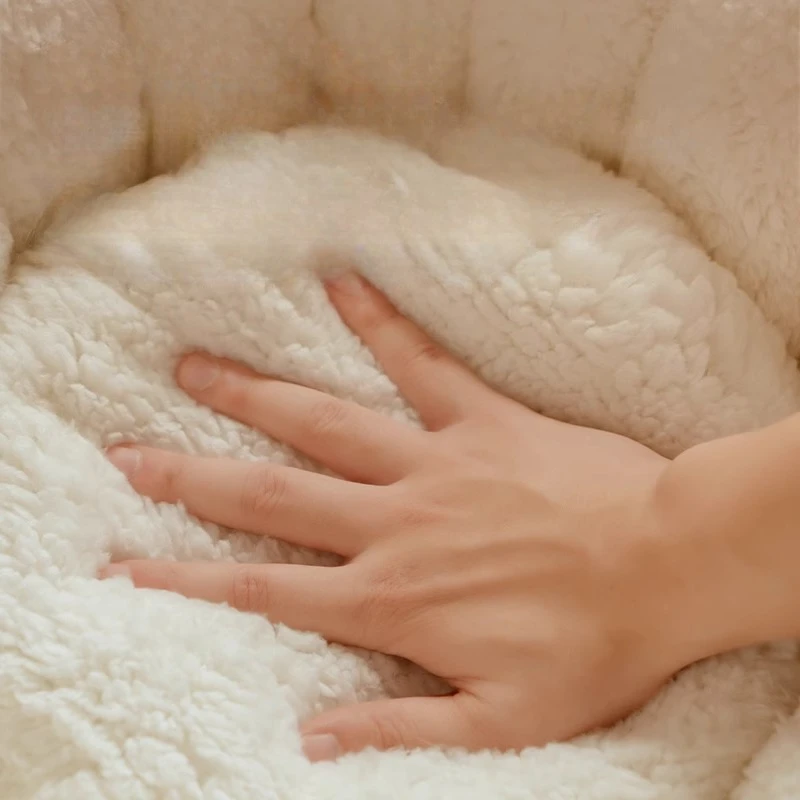 Cama de invierno para gatos, camas grandes para interiores, cachorros, gatitos, gatos, mascotas, estera, sofá, gatitos, perro pequeño, Catnap, sofás elevados peludos para dormir - imagen 5