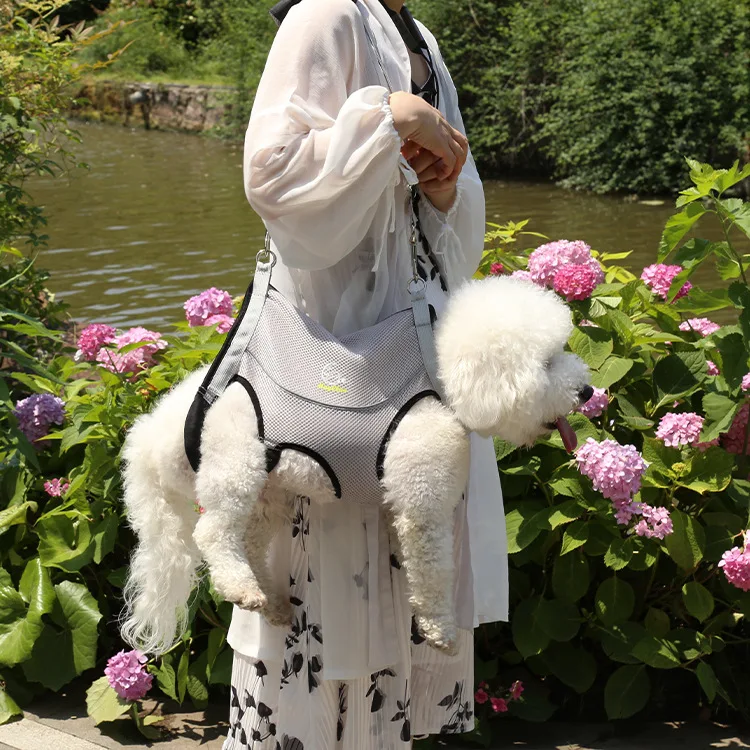 Bolsa potenciadora de asistencia para la debilidad Hindleg para perros y mascotas, mochila de malla para salir de peluche, correa para perros, productos para mascotas - imagen 3