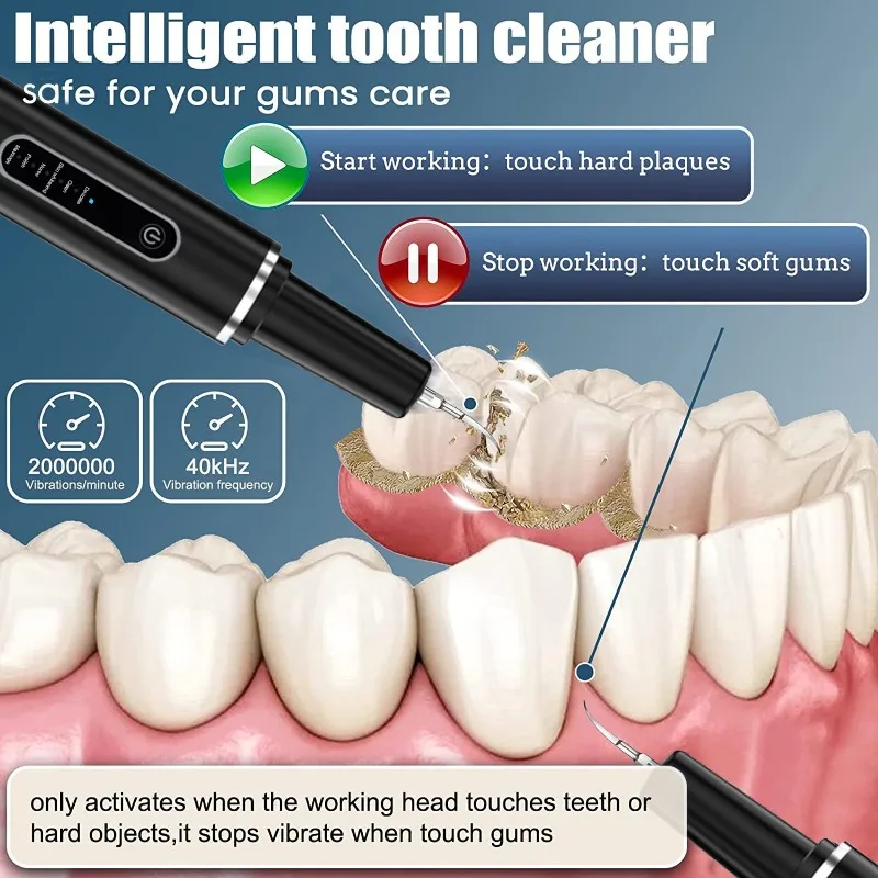 Limpiador Dental ultrasónico para perros, producto de limpieza eléctrica para dientes de perro, eliminador de cálculo de placa, instrumento de belleza para dientes de mascotas para el hogar - imagen 4