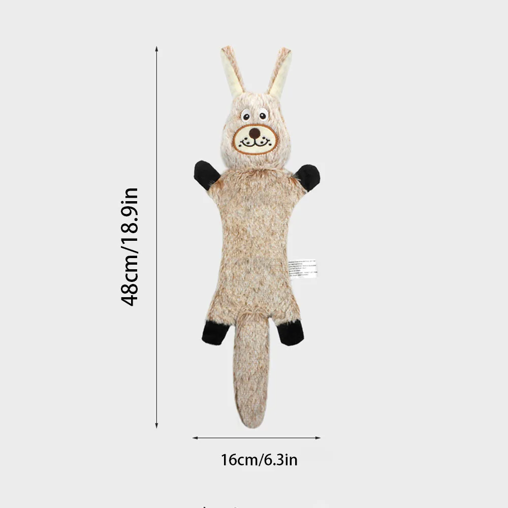 Juguete de entrenamiento para mascotas, duradero, resistente a masticar, juguete de peluche chirriante para perros y cachorros, suministros de dentición molares interactivos para pequeños - imagen 5