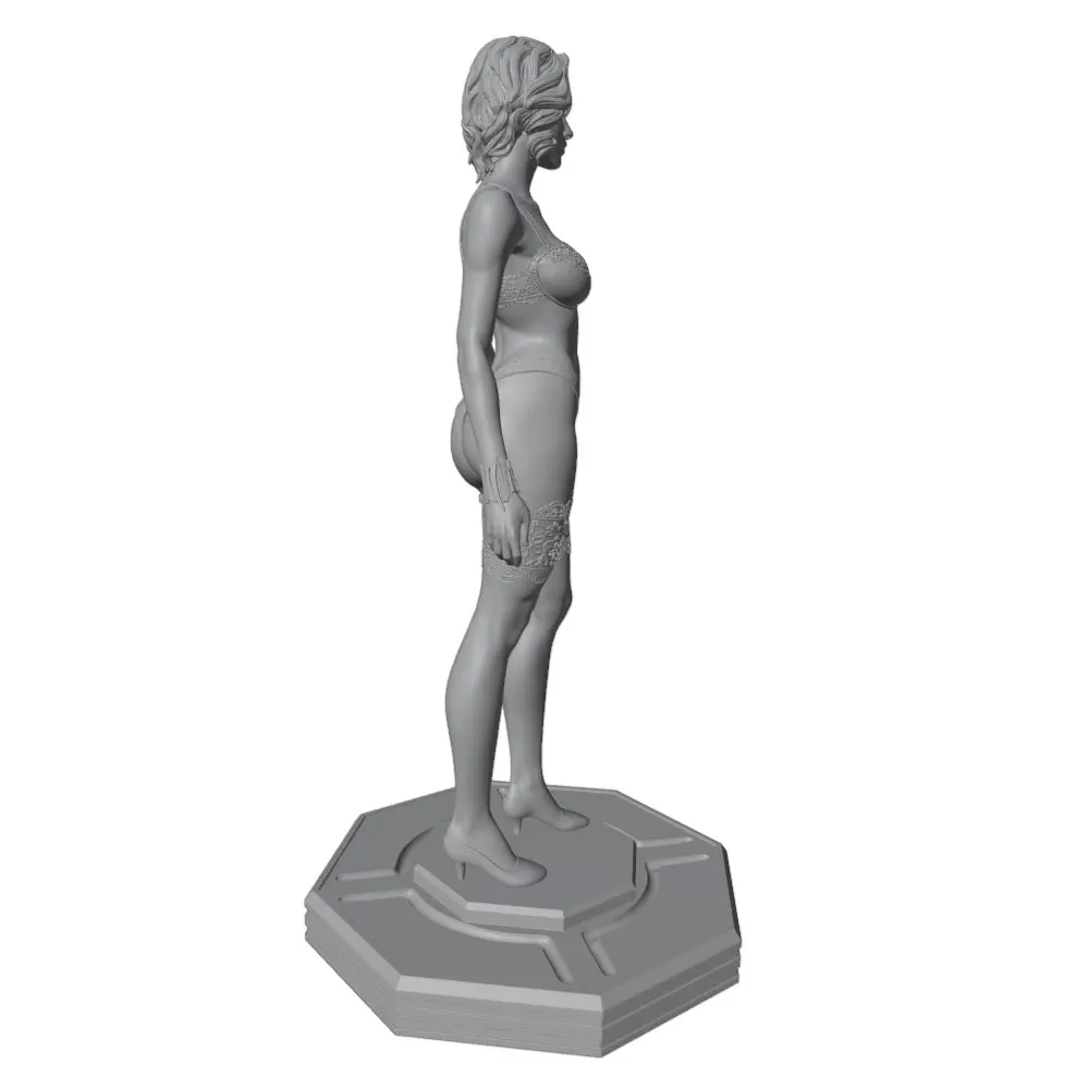 Kit de miniatura de resina escala 1/24 – Figura para montar y pintar - imagen 3