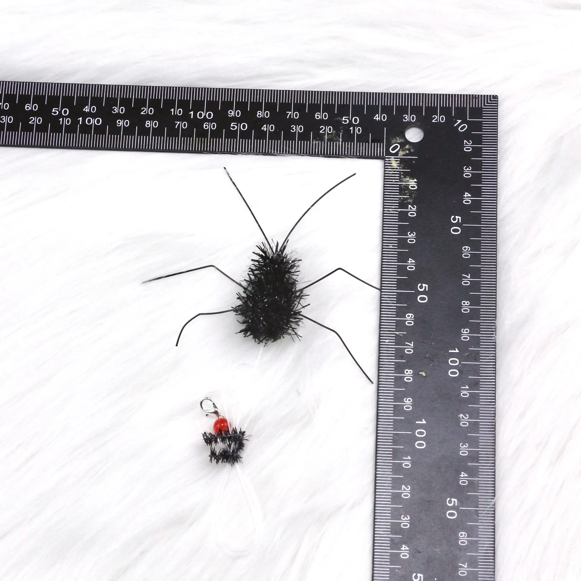 2 uds insectos artificiales negros gato burlas palo cambio cabeza juguete suministros para mascotas Juguetes - imagen 2