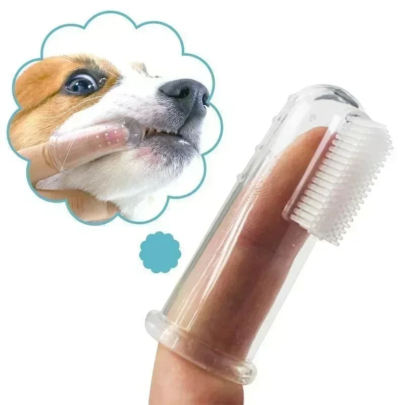 Cepillo de dientes súper suave Para mascotas, cepillo Para perros, mal aliento, sarro, herramienta de cuidado de los dientes, suministros Para mascotas, Cepillo Para Perro