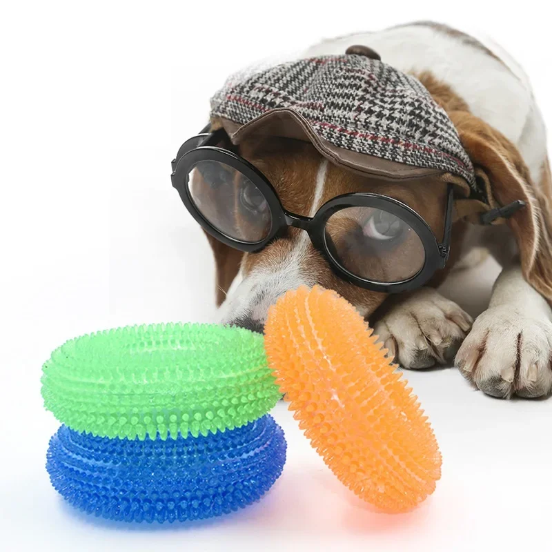 Juguete masticable resistente para perros-Limpieza dental con espinas - imagen 2