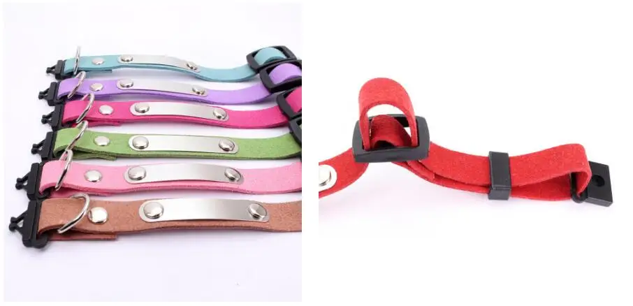 Collar para perro con grabado gratis, 1 Uds., etiqueta personalizada con nombre de gato, Collar con nombre de cuero ajustable, Collar para mascota, Collar con etiqueta para cachorro DIY - imagen 5