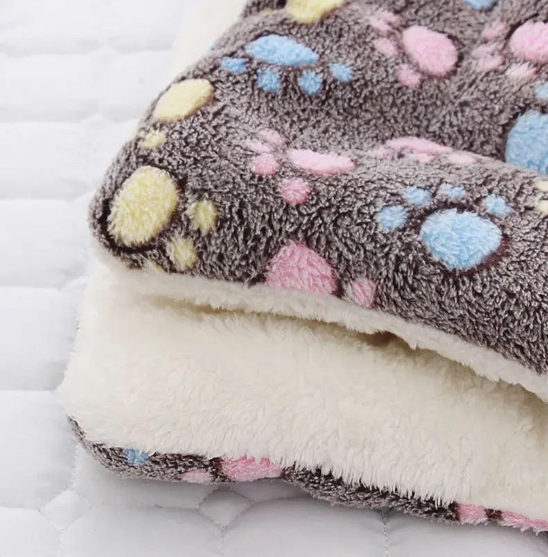 Cama para dormir para mascotas, cojín para cama para perros pequeños y medianos, cojín suave para gatos con dibujos animados, manta cálida lavable para perros, cojín para cachorros, 2024 - imagen 4