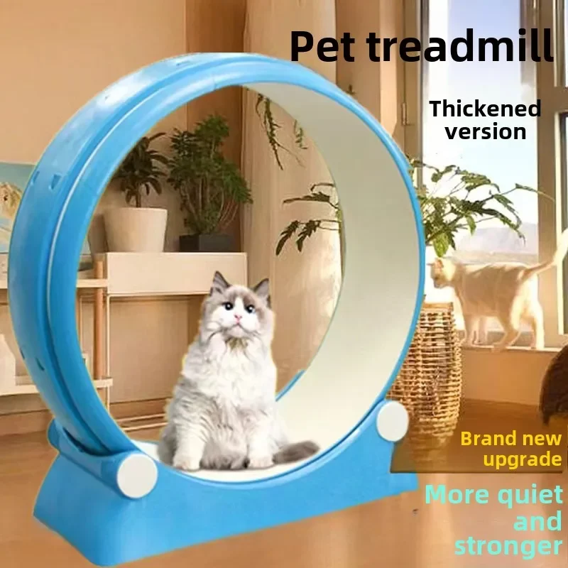 Cinta de correr con rodillo para gatos, silenciosa, respetuosa con el medio ambiente, de plástico, productos para mascotas, suministros, cinta de correr, accesorios deportivos, gatos y perros - imagen 3